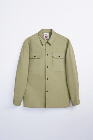 Сорочка ZARA пх4329 хакі 2200000036575 фото