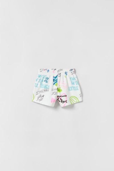 Шорти ZARA пд8484 білі 2200000246806 фото