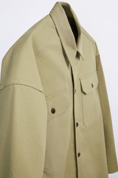 Сорочка ZARA пх4329 хакі 2200000036575 фото