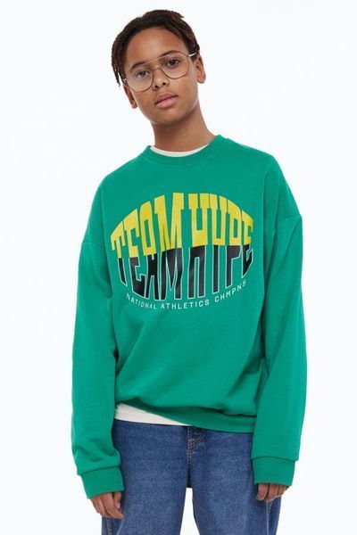 Світшот H&M пх8551 зелений 2200000249784 фото