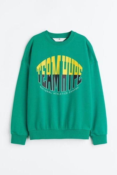 Світшот H&M пх8551 зелений 2200000249784 фото