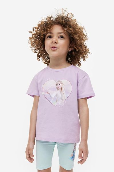 Футболка H&M д8642 лілова 2200000254023 фото