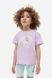 Футболка H&M д8642 лілова 2200000254023 фото 3
