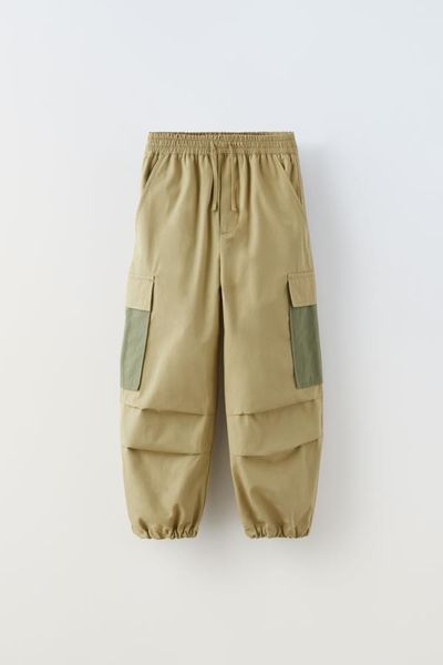 Брюки ZARA х9910 бежеві 2200000309532 фото