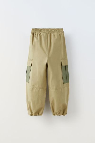 Брюки ZARA х9910 бежеві 2200000309532 фото