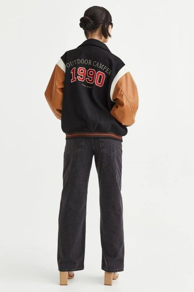 Бомбер H&M ж9199 чорна РОЗПРОДАЖ 2200000280299 фото