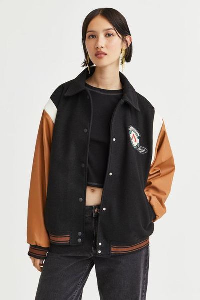 Бомбер H&M ж9199 чорна РОЗПРОДАЖ 2200000280299 фото