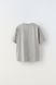 Футболка Zara пх9753 сіра 2200000302038 фото 2