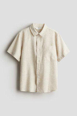 Сорочка H&M пх10291 бежева 2200000324719 фото