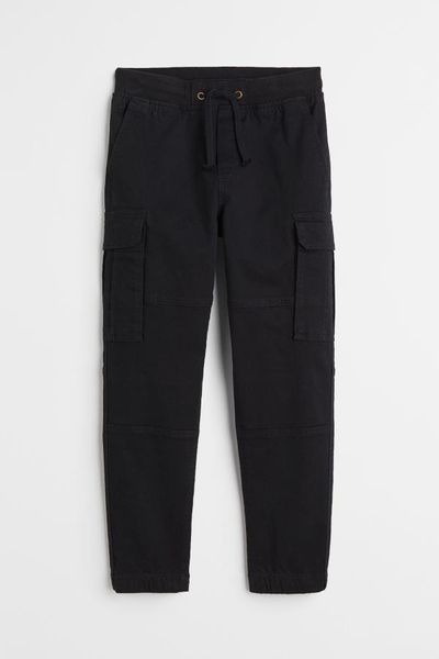 Штани карго H&M пх9375 чорні 2200000287199 фото
