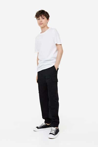 Штани карго H&M пх9375 чорні 2200000287199 фото