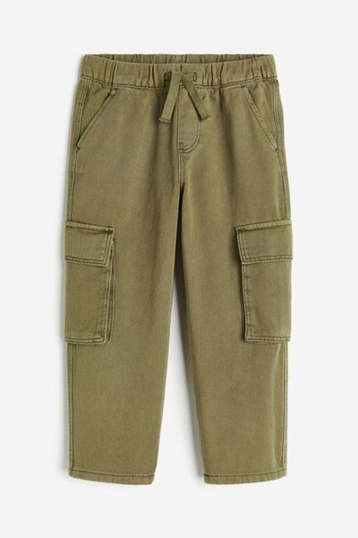 Брюки H&M х8920 хакі 2200000267597 фото