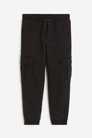 Брюки H&M х10024 чорні 2200000326102 фото