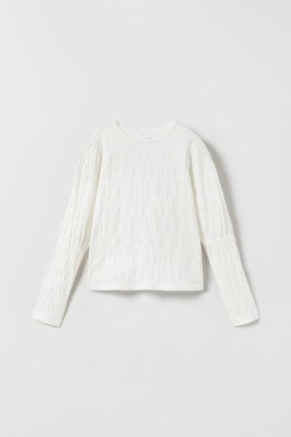 Блуза ZARA пд8452 біла 2200000275509 фото
