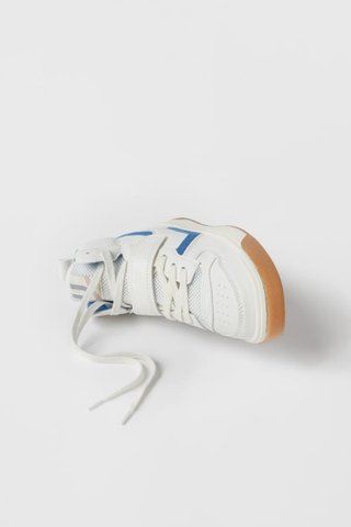Високі кросівки Zara пх9061 білі 2200000274465 фото