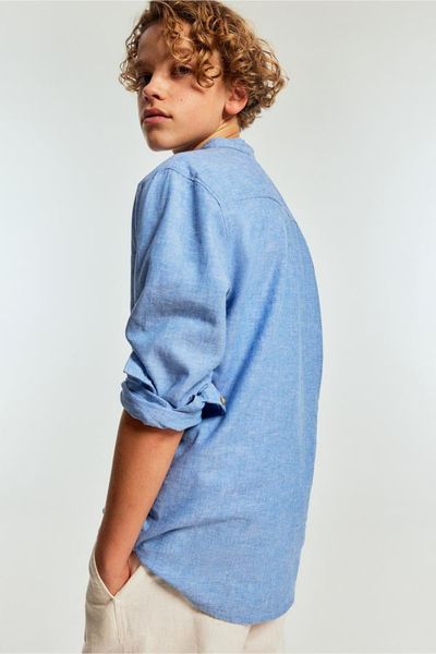 Сорочка H&M пх10266 блакитна 2200000323538 фото