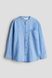 Сорочка H&M пх10266 блакитна 2200000323538 фото 3
