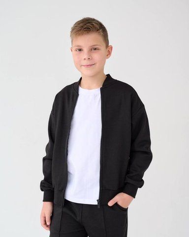 Бомбер-кофта BossKids пх11425 чорний 2200000403100 фото