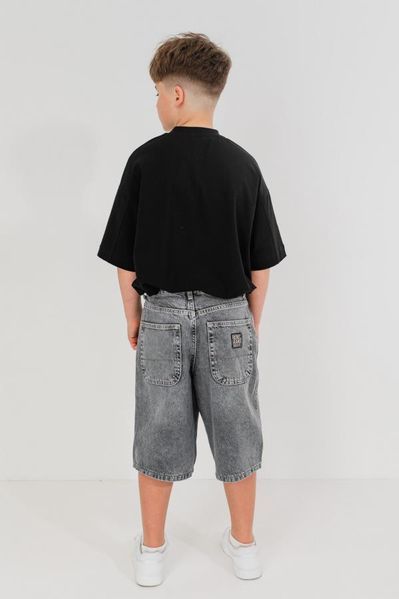 Шорти джинсові RebelJeans&Si пх11249 графіт 2200000367525 фото