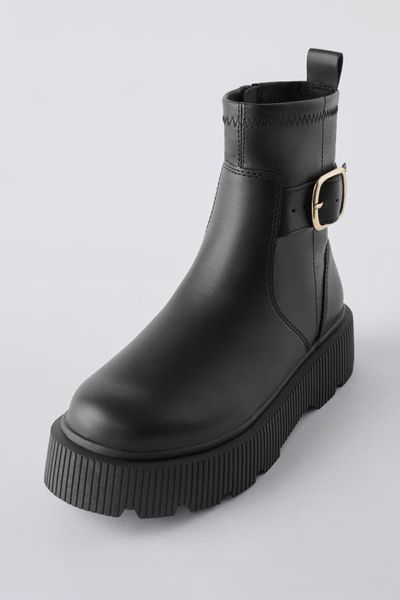 Черевики Zara пд10570 чорні 2200000336576 фото