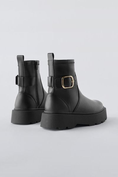 Черевики Zara пд10570 чорні 2200000336576 фото