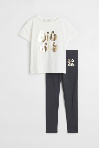 Комплект H&M д8306 чорно білий 2200000252883 фото