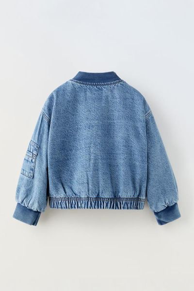 Джинсова куртка Zara пд9850 синя 2200000306227 фото