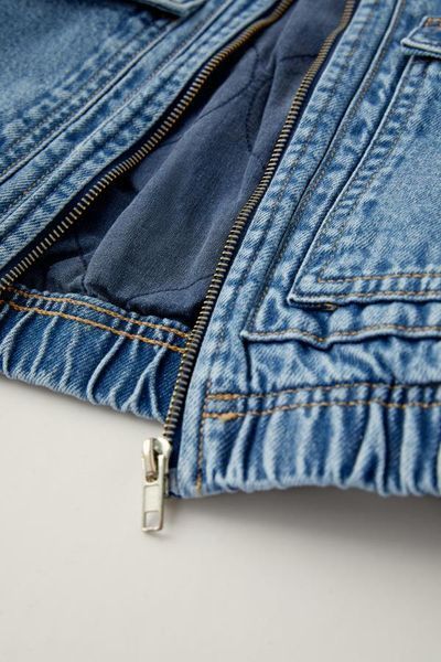 Джинсова куртка Zara пд9850 синя 2200000306227 фото