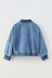 Джинсова куртка Zara пд9850 синя 2200000306227 фото 7