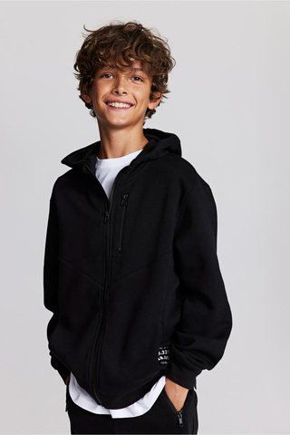 Толстовка H&M пх9605 чорна 2200000297006 фото