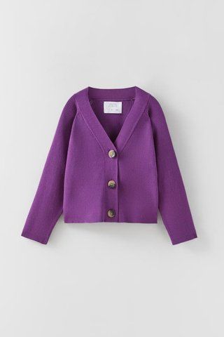Кофта Zara д7426 фіолетова РОЗПРОДАЖ 2200000202925 фото