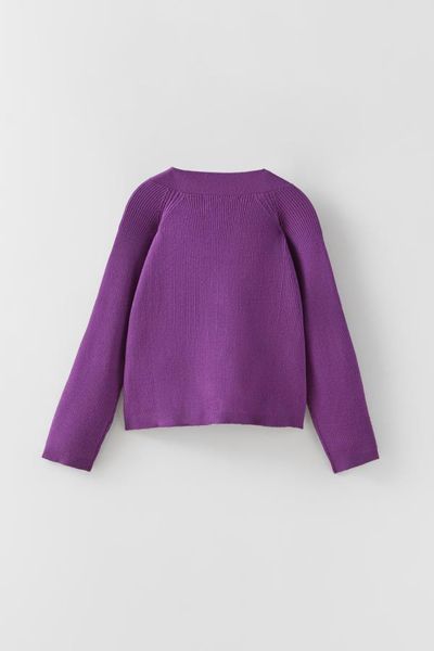 Кофта Zara д7426 фіолетова РОЗПРОДАЖ 2200000202925 фото