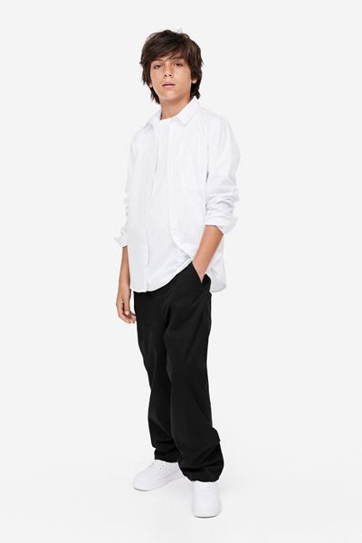 Брюки чінос H&M пх10333 чорні 2200000326607 фото