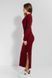 Подовжена сукня Suzie пд11597 бургунді 2200000383624 фото 4
