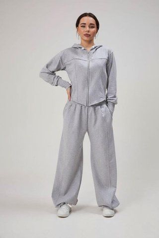 Спортивний костюм KristyStyle пд11798 сірий 2200000391483 фото