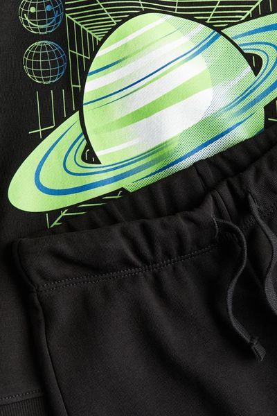 Спортивний костюм H&M х9717 чорний 2200000305145 фото