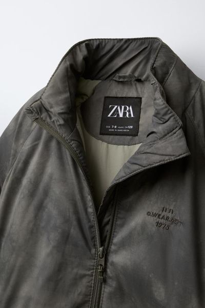 Водонепроникна куртка ZARA пх11037 хакі 2200000357250 фото