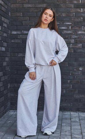 Вільні штани PrettyKids пд12231 сірі 2200000412102 фото