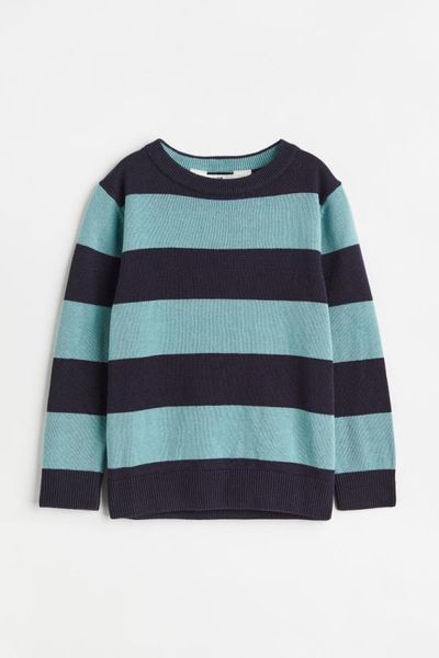 Светр H&M х5806 синій 2200000230874 фото