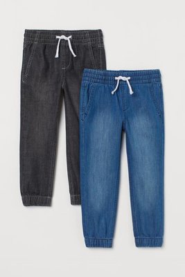 Набір джинсів H&M пх6441 чорні, сині 98 2200000164612 фото
