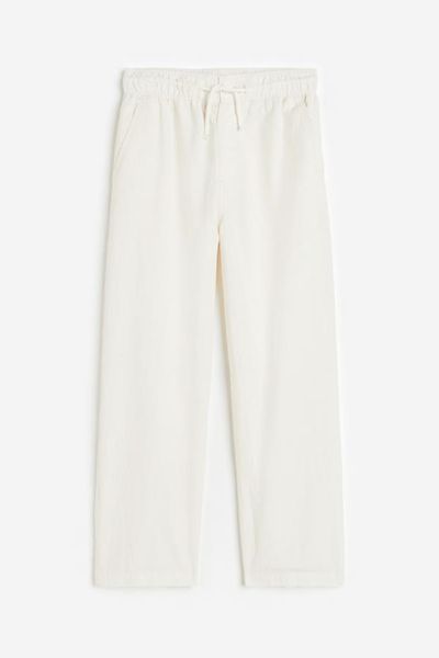 Брюки H&M пх9797 білі 2200000303660 фото