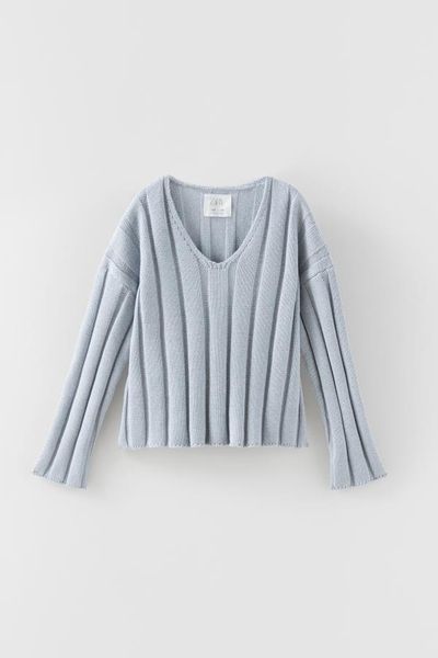 Светр Zara д7568 блакитний 2200000209641 фото