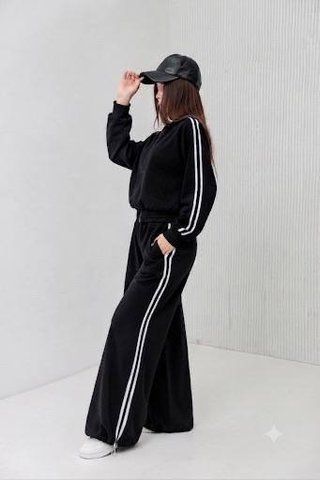 Спортивний костюм KristyStyle пд12224 чорний 2200000411754 фото