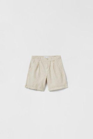 Шорти ZARA пх8490 бежеві 2200000246998 фото