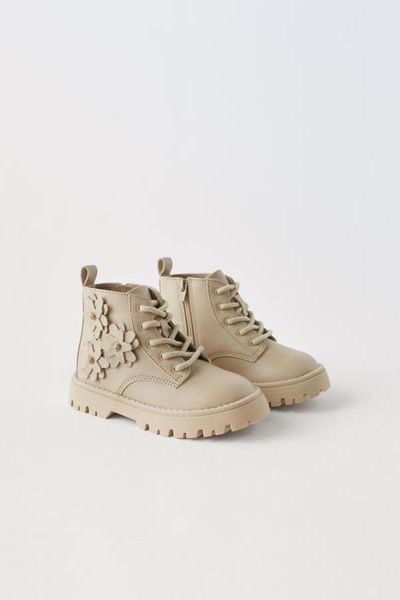 Черевики Zara мд10571 бежеві 2200000336613 фото