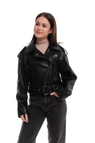 Куртка-косуха Suzie д10922 чорна 2200000356758 фото