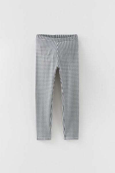 Легінси ZARA д7423 чорні з білим 2200000208316 фото