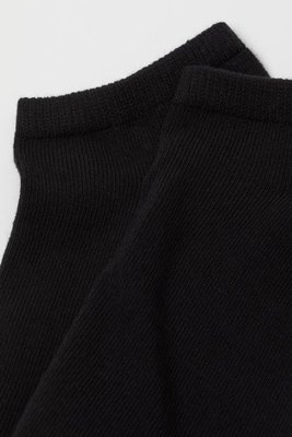 Укорочені шкарпетки 1пара H&M х9146 чорні 37-39 2200000277794 фото