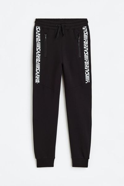 Спортивні брюки H&M пх9471 чорні 2200000291691 фото