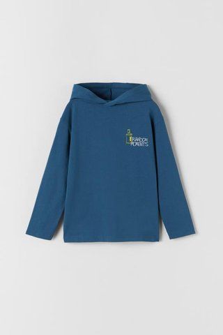 Худі Zara д6578 синє, трикотаж 2200000170323 фото